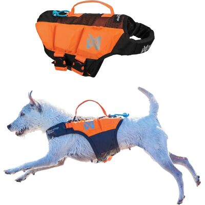 Non-stop dogwear Protector Life jacket - Gilet de sauvetage orange/noir 3 - Publicité Non-stop dogwear Protector Life jacket - Gilet de sauvetage orange/noir 3 - Publicité