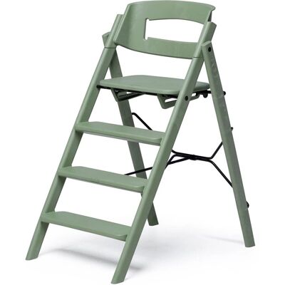 KAOS Klapp Resirkulert Barne Høy Stol - Mineralgrønn - Plassbesparende - Ergonomisk - Prisbelønnet KAOS Klapp Resirkulert Barne Høy Stol - Mineralgrønn - Plassbesparende - Ergonomisk - Prisbelønnet