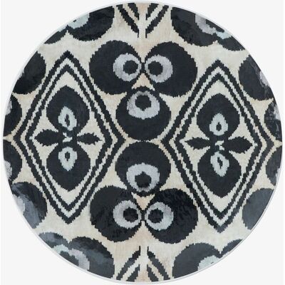 Les Ottomans - Lautanen 28 cm - Unisex Sort/creme - Middagsfat Les Ottomans - Lautanen 28 cm - Unisex Sort/creme - Middagsfat