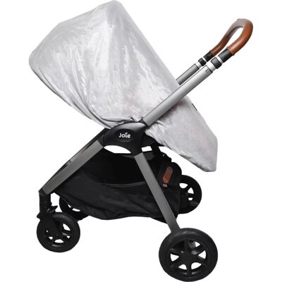 Easygrow UV-net for barnevogn - UPF 50+ UV-beskyttelse - Sølv Easygrow UV-net for barnevogn - UPF 50+ UV-beskyttelse - Sølv
