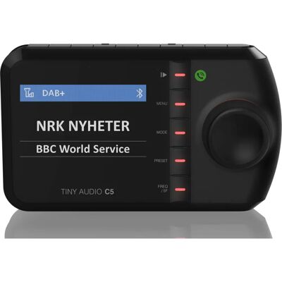 Tiny Audio C5 Bil DAB+ Adapter - FM Radio Tiny Audio C5 Bil DAB+ Adapter - FM Radio
