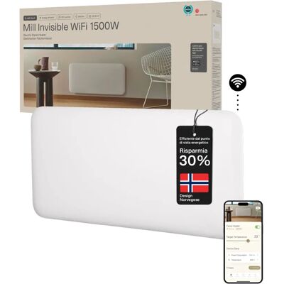 Mill Steel PA1500wifi3 Elektrischer Raumheizer - Heizgerät Mill Steel PA1500wifi3 Elektrischer Raumheizer - Heizgerät