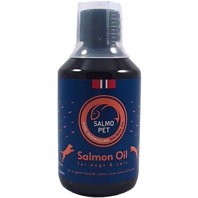 Salmopet Laxolja Tillskott - 300 ml Kosttillskott för Husdjur Salmopet Laxolja Tillskott - 300 ml Kosttillskott för Husdjur