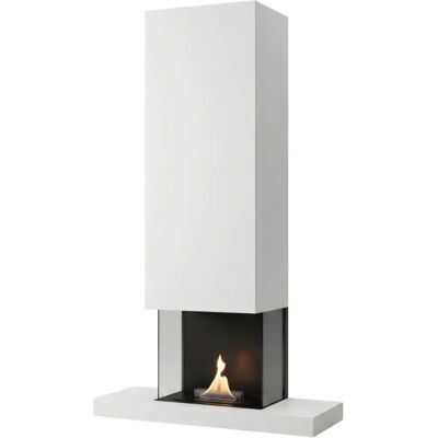 Tenderflame - Riff 180 - Wit - Staal - Electric fireplace Tenderflame - Riff 180 - Wit - Staal - Electric fireplace