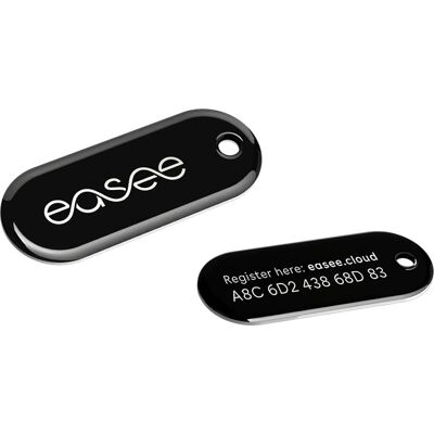 Easee RFID Merke - Svart - 10 stk - RFID-merke for elbil-lading Easee RFID Merke - Svart - 10 stk - RFID-merke for elbil-lading
