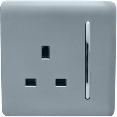 Trendi Trendi 1 Gang Artistic Modern Glossy 13 Amp Switched Socket - Plug Socket Trendi Trendi 1 Gang Artistic Modern Glossy 13 Amp Switched Socket - Plug Socket