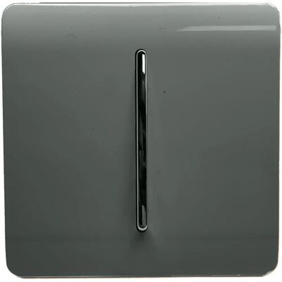 Trendi Switch 1 Gang 2 Way 10 Amp Chrome Light Switch - Light Switch Trendi Switch 1 Gang 2 Way 10 Amp Chrome Light Switch - Light Switch