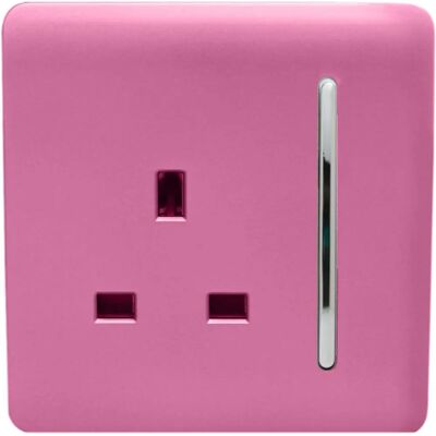 Trendi Brand Trendi 1 Gang Artistic Modern Glossy 13 Amp Switched Socket - Plug Socket Trendi Brand Trendi 1 Gang Artistic Modern Glossy 13 Amp Switched Socket - Plug Socket