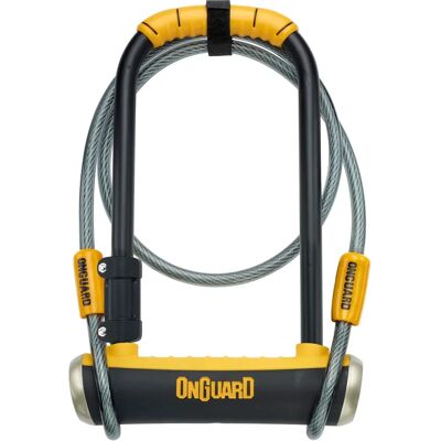 OnGuard Pitbull DT U-Lock - Black / Yellow - Bike Lock OnGuard Pitbull DT U-Lock - Black / Yellow - Bike Lock