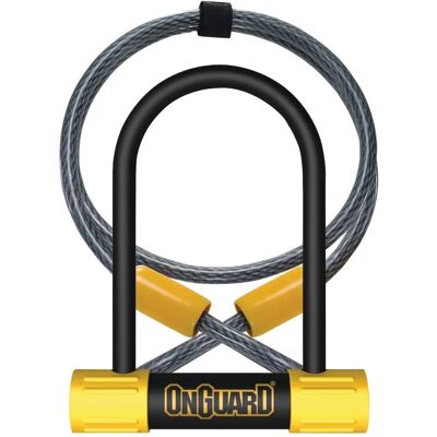 Onguard Bulldog Mini DT 8015 U-lock - 13mm 90mm 140mm - 5 keys + 120cm cable Onguard Bulldog Mini DT 8015 U-lock - 13mm 90mm 140mm - 5 keys + 120cm cable