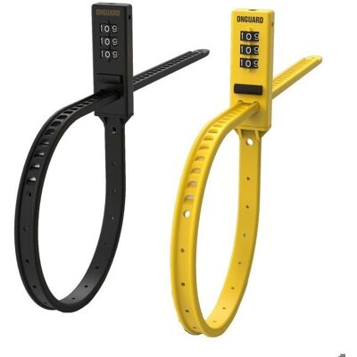 OnGuard Zip Lock - Antitheft Lock - Black - 56cm OnGuard Zip Lock - Antitheft Lock - Black - 56cm