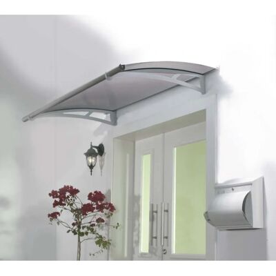 PALRAM Aquila Aluminium Vordach - Grau, 150x91 cm, UV Schutz PALRAM Aquila Aluminium Vordach - Grau, 150x91 cm, UV Schutz