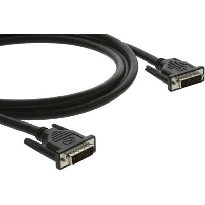Kramer C-DM/DM-15 DVI-Kabel - 4,6 m - Schwarz - DVI-D Dual Link Kramer C-DM/DM-15 DVI-Kabel - 4,6 m - Schwarz - DVI-D Dual Link