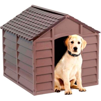 Marko Mocha 72x71.5x68cm Cuccia in plastica per cani - Cuccia per cani Marko Mocha 72x71.5x68cm Cuccia in plastica per cani - Cuccia per cani