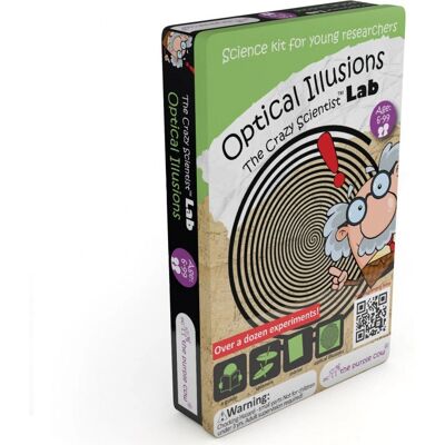 Purple Cow The Crazy Scientist LAB - Optical Illusions Board Game - Science Kit for Kids Purple Cow The Crazy Scientist LAB - Optical Illusions Board Game - Science Kit for Kids