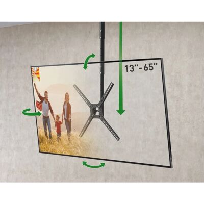 Barkan 3500B - Vollbewegliche TV-Wandhalterung - 13-65" - Schwarz Barkan 3500B - Vollbewegliche TV-Wandhalterung - 13-65" - Schwarz