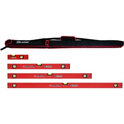 Kapro Mercury Level Set - 4 Piece, Sizes 20cm-180cm Kapro Mercury Level Set - 4 Piece, Sizes 20cm-180cm