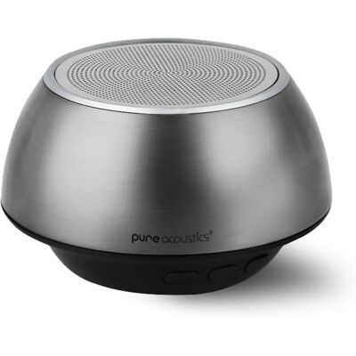 Pure Acoustics QBT 220 Argent - Enceinte Sans Fil - Publicité Pure Acoustics QBT 220 Argent - Enceinte Sans Fil - Publicité