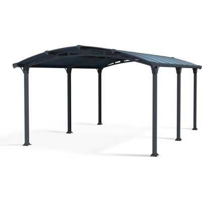 Palram-Canopia Arcadia 5000 Carport - Grå UV-beskyttet Palram-Canopia Arcadia 5000 Carport - Grå UV-beskyttet