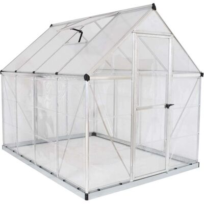 Invernadero Palram Canopia Plateado 6x8 - Policarbonato Protegido UV Invernadero Palram Canopia Plateado 6x8 - Policarbonato Protegido UV