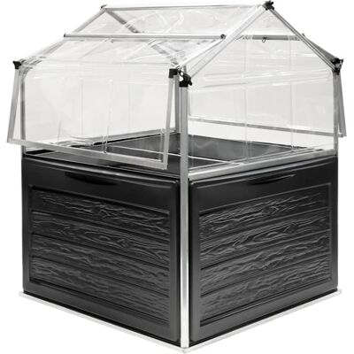 Palram Canopia Mini Greenhouse - Compact UV-Protection Polycarbonate Grower - 118x118x148cm Palram Canopia Mini Greenhouse - Compact UV-Protection Polycarbonate Grower - 118x118x148cm
