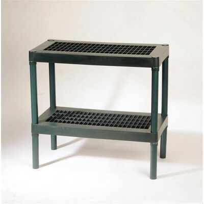Palram Two Tier Staging - Plant Bench - Green - Garden Tool Organizer Palram Two Tier Staging - Plant Bench - Green - Garden Tool Organizer