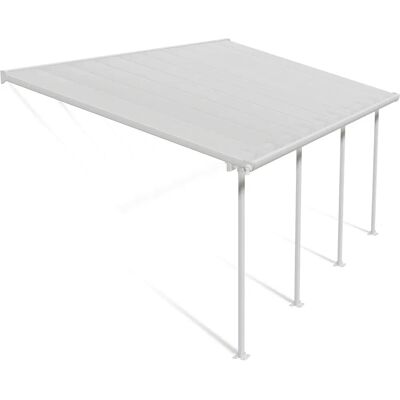 Palram - Canopia Feria Terrassenüberdachung 3X6.10 Weiß mit Klarsichtpaneelen Palram - Canopia Feria Terrassenüberdachung 3X6.10 Weiß mit Klarsichtpaneelen