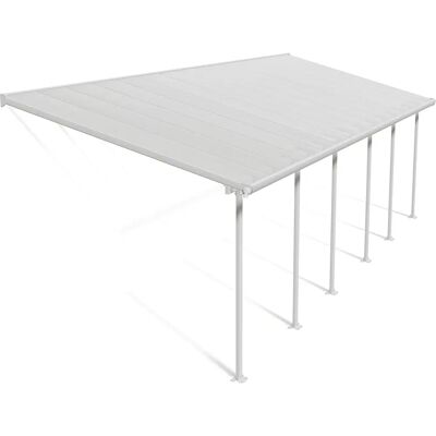 Canopia Feria Aluminium Terrassenüberdachung - 915x294cm - Weiß Canopia Feria Aluminium Terrassenüberdachung - 915x294cm - Weiß