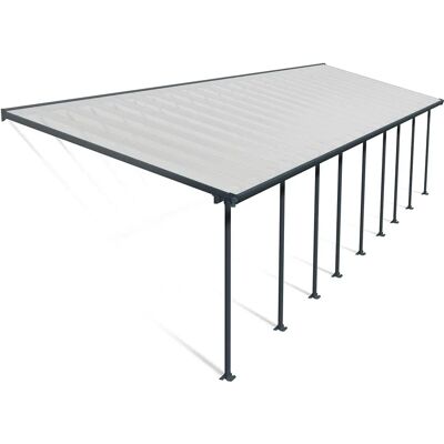 Canopia Feria Polycarbonat Terrassenüberdachung - 12,75m x 3m Canopia Feria Polycarbonat Terrassenüberdachung - 12,75m x 3m