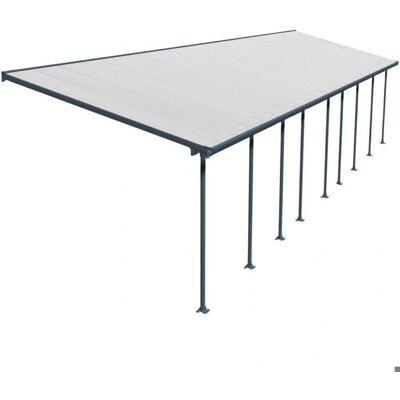 Canopia Aluminium Pergola Fiera - 3 x 13,4 m - Grau - Überdachung Canopia Aluminium Pergola Fiera - 3 x 13,4 m - Grau - Überdachung