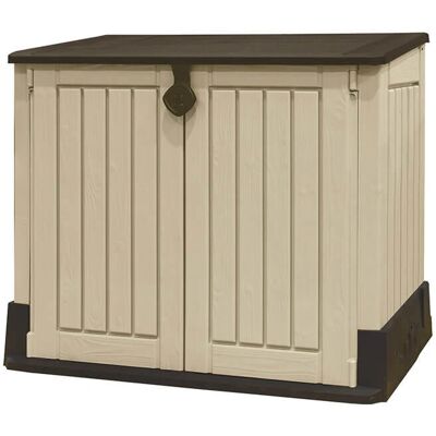 Keter Estante de Jardín Midi - 800L, Beige/Marrón, Fácil de Montar Keter Estante de Jardín Midi - 800L, Beige/Marrón, Fácil de Montar