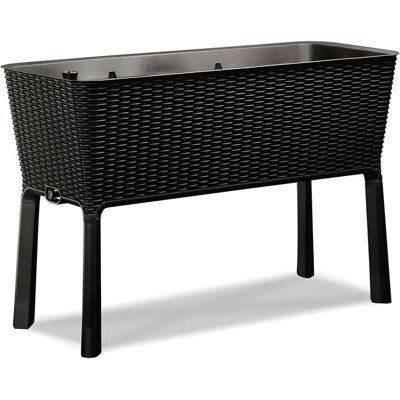 Jardinière Easy Grow 120L Anthracite Keter - Publicité Jardinière Easy Grow 120L Anthracite Keter - Publicité