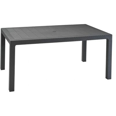 Keter Puutarhapöytä - 160,5x94,5cm - Grafiitti - Puutarhapöytä Keter Puutarhapöytä - 160,5x94,5cm - Grafiitti - Puutarhapöytä