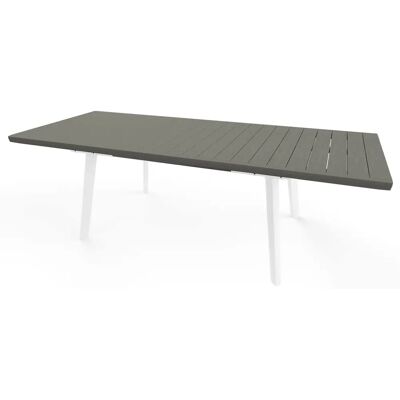 Tavolo da giardino estensibile Keter Harmony - Esterno, Bianco/Grigio Tavolo da giardino estensibile Keter Harmony - Esterno, Bianco/Grigio
