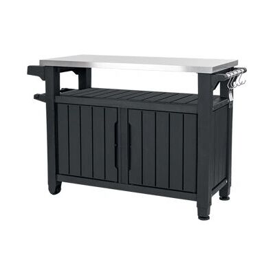 Keter Unity BBQ Tisch Doppelt - Gartenmöbel Keter Unity BBQ Tisch Doppelt - Gartenmöbel