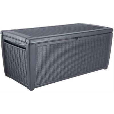 Keter Outdoor Aufbewahrungsbox Sumatra - Wetterfest, Anthrazit, 511L Keter Outdoor Aufbewahrungsbox Sumatra - Wetterfest, Anthrazit, 511L