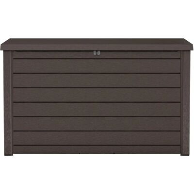 Keter Ontario Waterproof Wood Look Storage Box - Brown - Storage Box Keter Ontario Waterproof Wood Look Storage Box - Brown - Storage Box