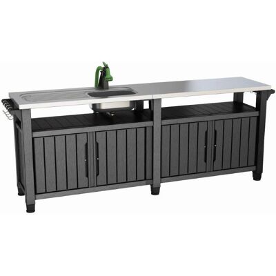Cuisine extérieure Keter Unity Chef - Table multifonction BBQ 415L - Publicité Cuisine extérieure Keter Unity Chef - Table multifonction BBQ 415L - Publicité