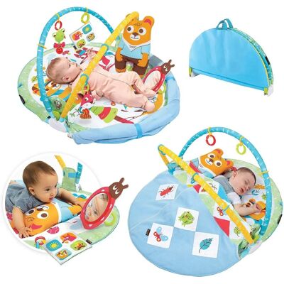 Yookidoo Baby Spielgym - Mehrstufige Spielmatte mit Schlafdecke Yookidoo Baby Spielgym - Mehrstufige Spielmatte mit Schlafdecke