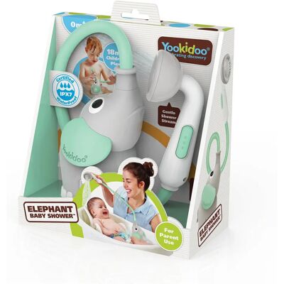 Yookidoo 40212 Babybad leketøy - Grå/Turkis - Kompakt bærbar dusj Yookidoo 40212 Babybad leketøy - Grå/Turkis - Kompakt bærbar dusj