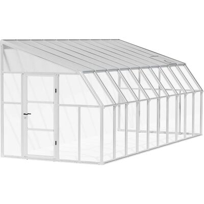 Palram Canopia Sun Room Trasparente Bianco 632x257 cm - Veranda Palram Canopia Sun Room Trasparente Bianco 632x257 cm - Veranda