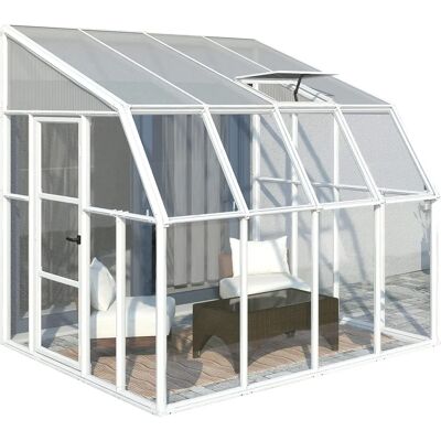 Invernadero Solar Blanco Palram-Canopia Rion - Sun Room Greenhouse Invernadero Solar Blanco Palram-Canopia Rion - Sun Room Greenhouse