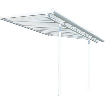 Palram-Canopia Sierra Patio Cover 3X3.05 White Clear Palram-Canopia Sierra Patio Cover 3X3.05 White Clear