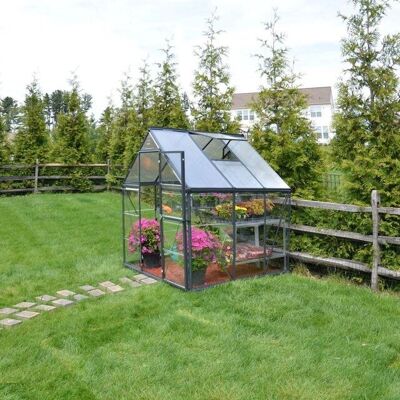Palram Canopia Hybrid Grey Greenhouse - Greenhouse Palram Canopia Hybrid Grey Greenhouse - Greenhouse