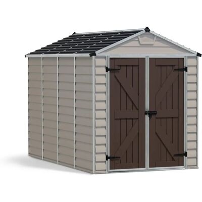 Palram Canopia SkyLight Kunststoff Tan Gartenhaus 6X10 Palram Canopia SkyLight Kunststoff Tan Gartenhaus 6X10