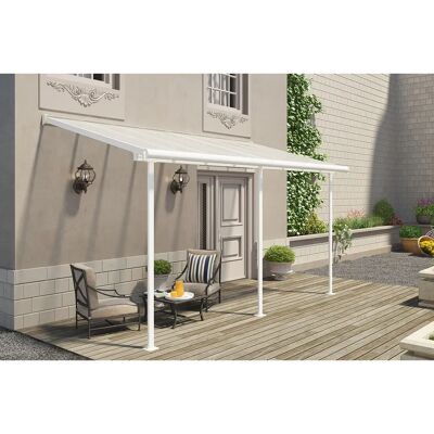 Palram-Canopia Sierra Terrassendach Weiß 2.3x4.6m - Terrassenüberdachung Palram-Canopia Sierra Terrassendach Weiß 2.3x4.6m - Terrassenüberdachung