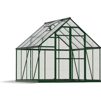 Palram - Canopia Balance Green Greenhouse - UV Protected Polycarbonate Palram - Canopia Balance Green Greenhouse - UV Protected Polycarbonate