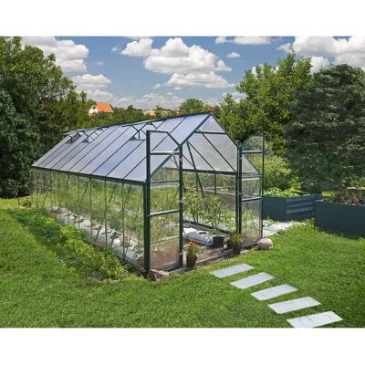 Palram Canopia Balance Greenhouse - 8x20 - Polycarbonate, Green Palram Canopia Balance Greenhouse - 8x20 - Polycarbonate, Green