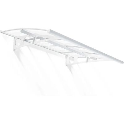Palram Canopia Bordeaux Auvent Blanc pour Porte - Résistant aux Intempéries UV - Publicité Palram Canopia Bordeaux Auvent Blanc pour Porte - Résistant aux Intempéries UV - Publicité