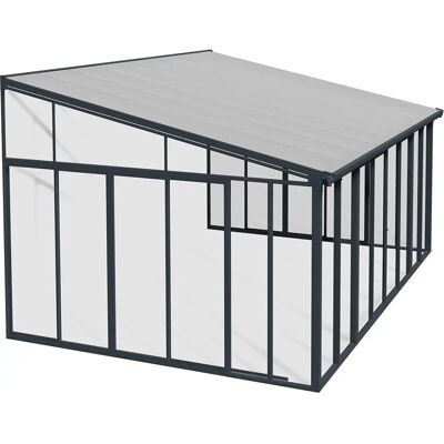 Palram San Remo Pergola - Šedá - 385x435cm - Pro všechny roční období Palram San Remo Pergola - Šedá - 385x435cm - Pro všechny roční období